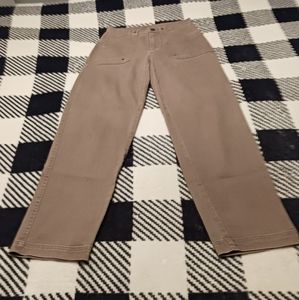 St John's Bay Tan High Waisted Jeans Women's Size 4